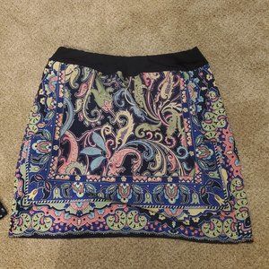 Ralph Lauren Multicolor Paisley Skirt